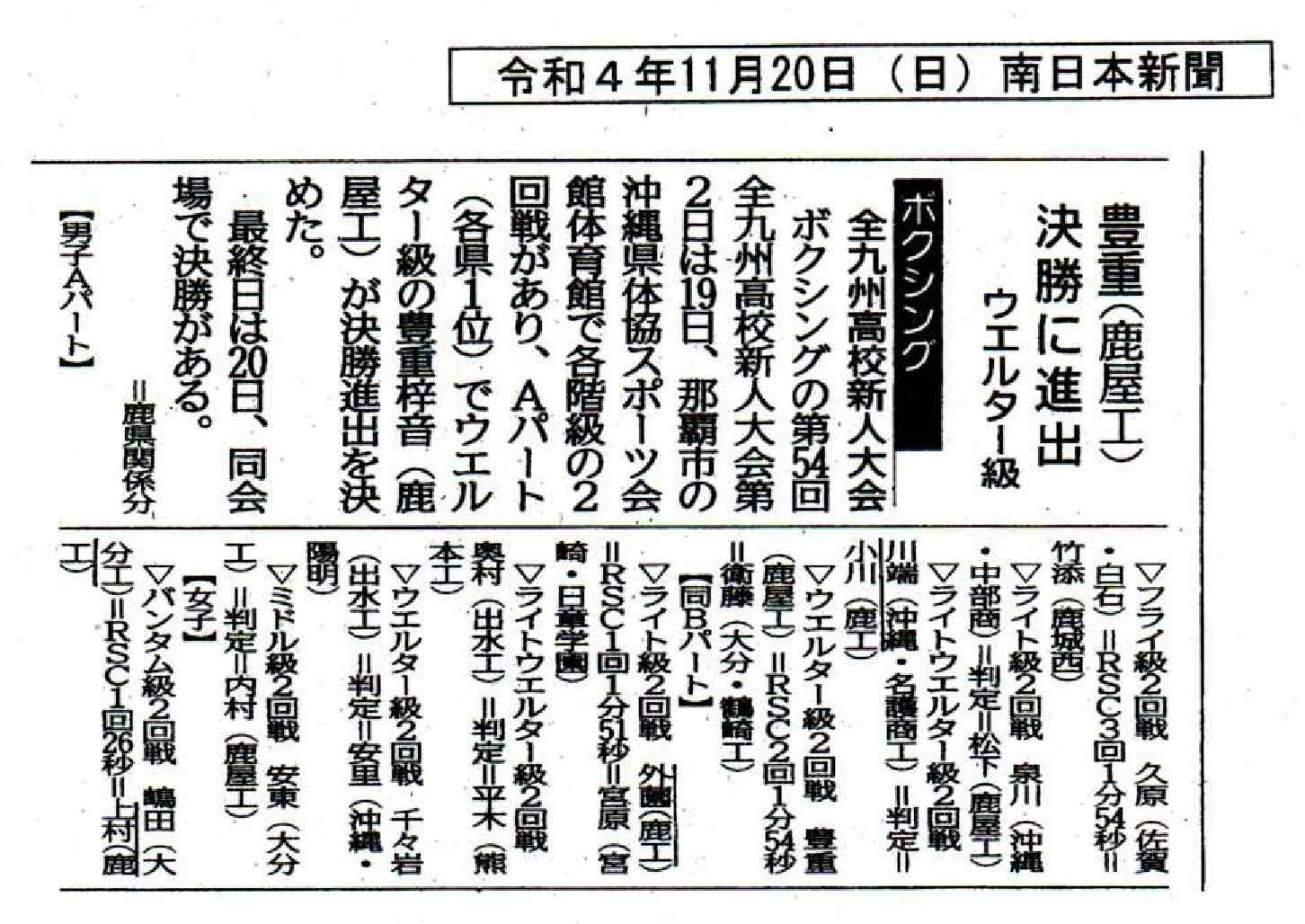 R041120_ボクシング 南日本新聞