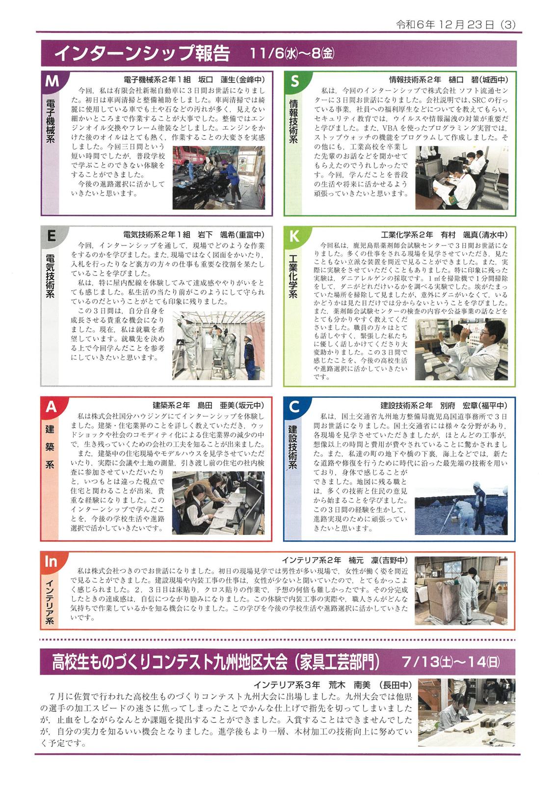 鹿工新聞３