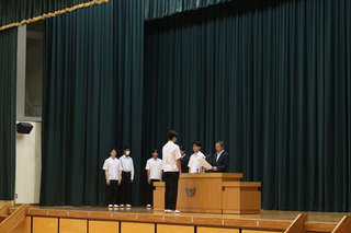 表彰式６