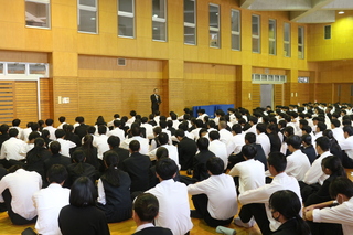 インターンシップ出発式１