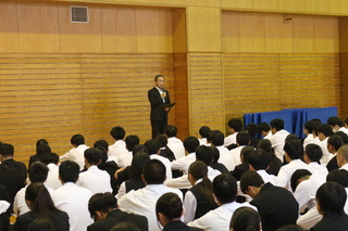 インターンシップ出発式２