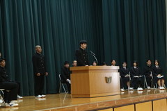 生徒会役員改選立会演説会９