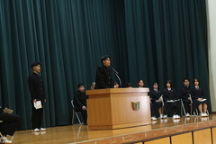 生徒会役員改選立会演説会１１