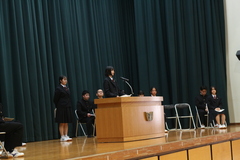 生徒会役員改選立会演説会１９