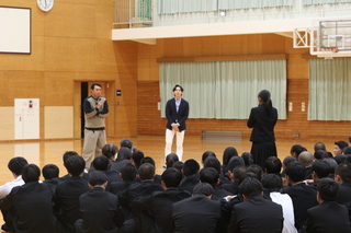 川崎宗則さん来校９